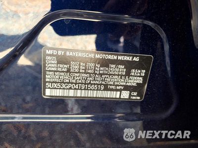 Zdjęcie 12 z 12 samochodu: 2026 BMW X3 30 XDRIVE VIN:5UX53GP04T9156519 - miniatura
