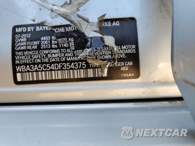 Zdjęcie 12 z 12 samochodu: 2013 BMW 328 I VIN:WBA3A5C54DF354375 - miniatura
