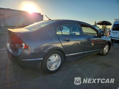 Trzecie zdjęcie samochodu z tyłu: 2006 HONDA CIVIC HYBRID VIN:JHMFA36296S012094 - miniatura