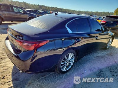 Trzecie zdjęcie samochodu z tyłu: 2018 INFINITI Q50 3.0T SPORT VIN:JN1EV7AR2JM431899 - miniatura