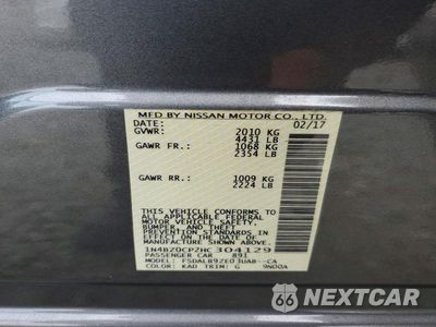 Zdjęcie 13 z 13 samochodu: 2017 NISSAN LEAF S VIN:1N4BZ0CP2HC304129 - miniatura
