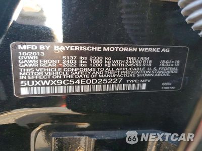 Zdjęcie 13 z 13 samochodu: 2014 BMW X3 XDRIVE28I VIN:5UXWX9C54E0D25227 - miniatura
