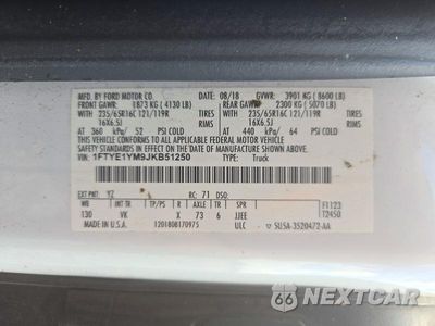 Zdjęcie 13 z 13 samochodu: 2018 FORD TRANSIT T-150 VIN:1FTYE1YM9JKB51250 - miniatura