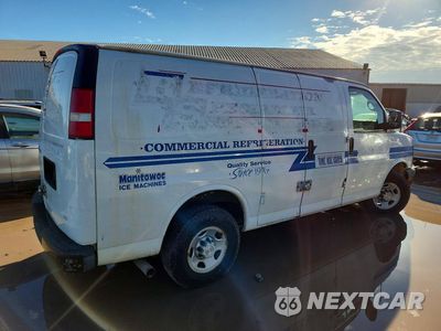 Trzecie zdjęcie samochodu z tyłu: 2009 CHEVROLET EXPRESS G3500 VIN:1GCHG35C091133772 - miniatura