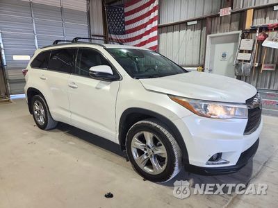 Czwarte zdjęcie samochodu z boku: 2014 TOYOTA HIGHLANDER LIMITED VIN:5TDDKRFH8ES052154 - miniatura