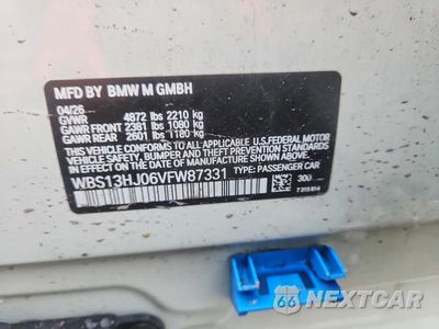 Zdjęcie 12 z 12 samochodu: 2027 BMW M3 BASE VIN:WBS13HJ06VFW87331 - miniatura