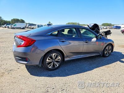 Trzecie zdjęcie samochodu z tyłu: 2018 HONDA CIVIC EX VIN:JHMFC1F30JX007062 - miniatura