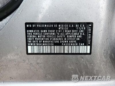 Zdjęcie 13 z 13 samochodu: 2020 VOLKSWAGEN JETTA SEL VIN:3VWEB7BU4LM002938 - miniatura