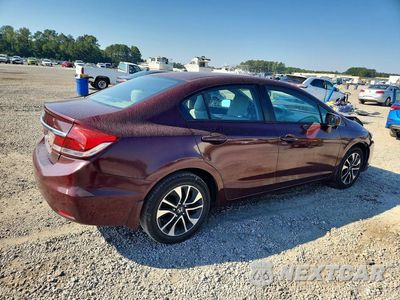 Trzecie zdjęcie samochodu z tyłu: 2015 HONDA CIVIC EX VIN:19XFB2F81FE069034 - miniatura