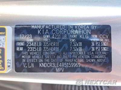 Zdjęcie 14 z 14 samochodu: 2024 KIA NIRO EX VIN:KNDCR3LE4R5159969 - miniatura