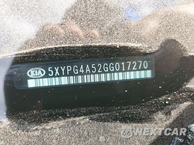 Zdjęcie 14 z 14 samochodu: 2016 KIA SORENTO LX V6 VIN:5XYPG4A52GG017270 - miniatura