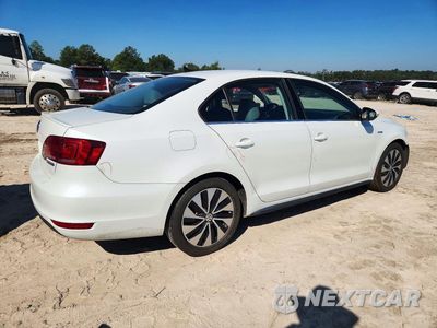 Trzecie zdjęcie samochodu z tyłu: 2013 VOLKSWAGEN JETTA HYBRID VIN:3VW637AJ7DM230149 - miniatura