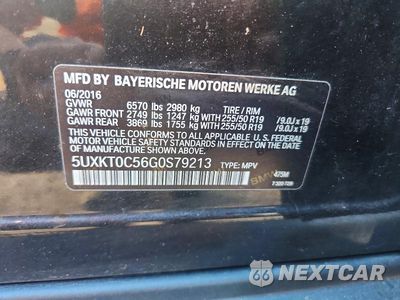 Zdjęcie 13 z 13 samochodu: 2016 BMW X5 XDR40E VIN:5UXKT0C56G0S79213 - miniatura