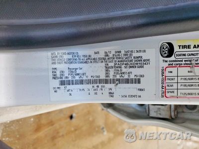 Zdjęcie 12 z 12 samochodu: 2013 FORD FIESTA SE VIN:3FADP4BJXDM103431 - miniatura