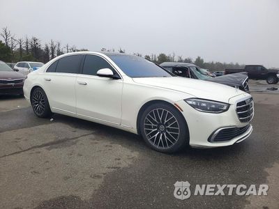 Czwarte zdjęcie samochodu z boku: 2021 MERCEDES-BENZ S 580 4MATIC VIN:W1K6G7GB4MA042893 - miniatura