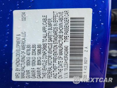 Zdjęcie 13 z 13 samochodu: 2024 ACURA INTEGRA A-SPEC TECH VIN:19UDE4H63RA024840 - miniatura