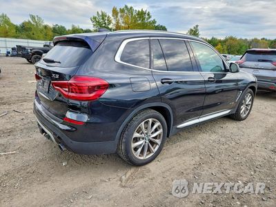 Trzecie zdjęcie samochodu z tyłu: 2018 BMW X3 XDRIVE30I VIN:5UXTR9C59JLC79500 - miniatura