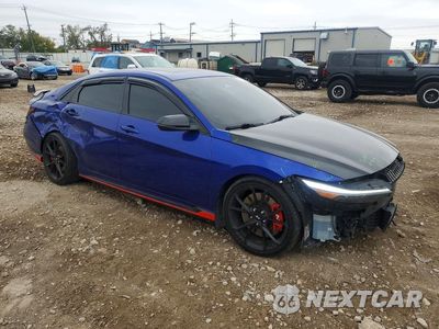 Czwarte zdjęcie samochodu z boku: 2024 HYUNDAI ELANTRA N BASE VIN:KMHLW4DK9RU022868 - miniatura