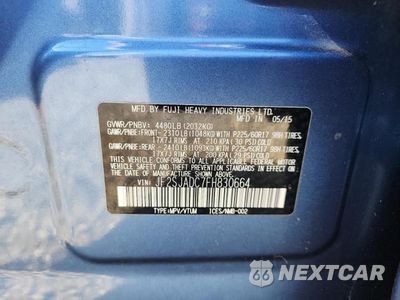 Zdjęcie 13 z 13 samochodu: 2015 SUBARU FORESTER 2.5I PREMIUM VIN:JF2SJADC7FH830664 - miniatura
