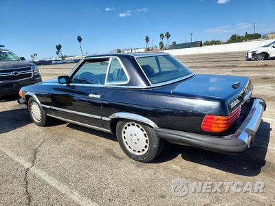 Drugie zdjęcie samochodu z przodu: 1989 MERCEDES-BENZ 560 SL VIN:WDBBA48D8KA099652 - miniatura
