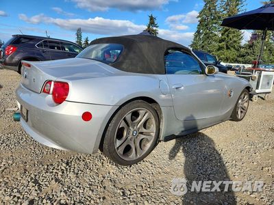 Trzecie zdjęcie samochodu z tyłu: 2003 BMW Z4 3.0 VIN:4USBT53413LT21215 - miniatura