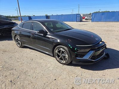 Czwarte zdjęcie samochodu z boku: 2024 HYUNDAI SONATA SEL VIN:KMHL14JA3RA362190 - miniatura