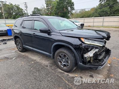 Czwarte zdjęcie samochodu z boku: 2025 HONDA PILOT TRAILSPORT VIN:5FNYG1H60SB005118 - miniatura