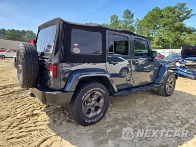 Trzecie zdjęcie samochodu z tyłu: 2017 JEEP WRANGLER UNLIMITED SPORT VIN:1C4BJWDG4HL563255 - miniatura