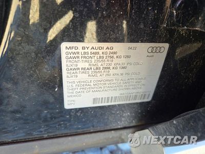 Zdjęcie 14 z 14 samochodu: 2022 AUDI Q5 PREMIUM 45 VIN:WA1GAAFY9N2103213 - miniatura