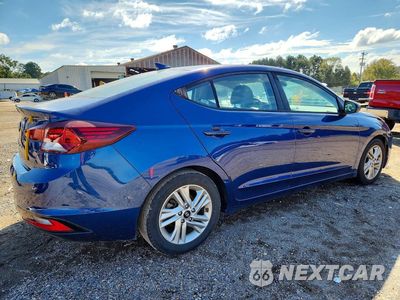 Trzecie zdjęcie samochodu z tyłu: 2020 HYUNDAI ELANTRA SEL VIN:5NPD84LF3LH586914 - miniatura