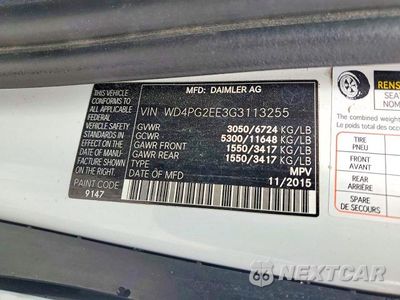 Zdjęcie 13 z 13 samochodu: 2016 MERCEDES-BENZ METRIS VIN:WD4PG2EE3G3113255 - miniatura