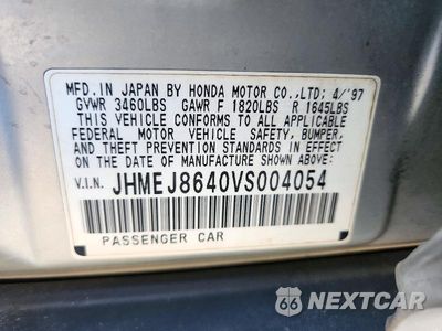 Zdjęcie 12 z 12 samochodu: 1997 HONDA CIVIC EX VIN:JHMEJ8640VS004054 - miniatura
