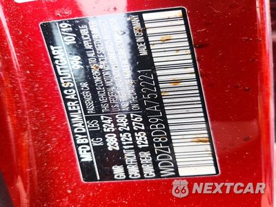 Zdjęcie 12 z 12 samochodu: 2020 MERCEDES-BENZ E 350 VIN:WDDZF8DB9LA752221 - miniatura