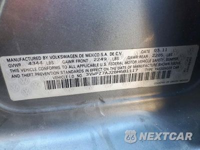 Zdjęcie 12 z 12 samochodu: 2011 VOLKSWAGEN JETTA S VIN:3VWPZ7AJ2BM681117 - miniatura