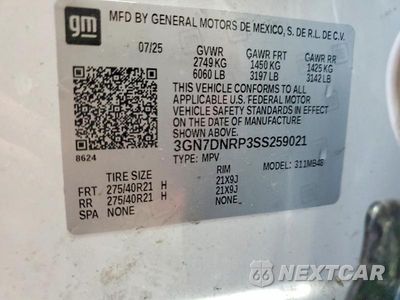 Zdjęcie 12 z 12 samochodu: 2025 CHEVROLET EQUINOX LT VIN:3GN7DNRP3SS259021 - miniatura