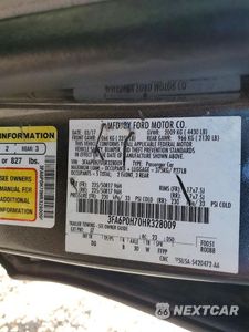Zdjęcie 12 z 12 samochodu: 2017 FORD FUSION SE VIN:3FA6P0H70HR328009 - miniatura