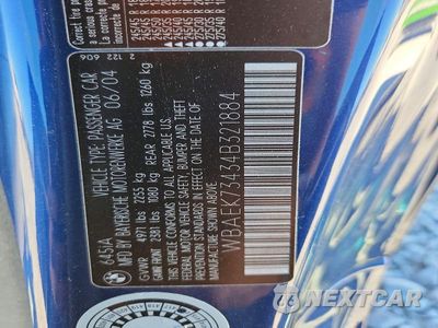 Zdjęcie 12 z 12 samochodu: 2004 BMW 645 CI AUTOMATIC VIN:WBAEK73434B321884 - miniatura