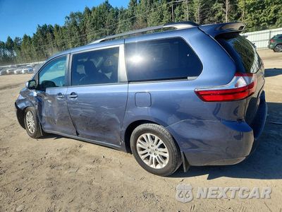 Drugie zdjęcie samochodu z przodu: 2016 TOYOTA SIENNA XLE 8-PASSENGER VIN:5TDYK3DC8GS748201 - miniatura