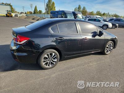 Trzecie zdjęcie samochodu z tyłu: 2014 HONDA CIVIC EX VIN:19XFB2F89EE224556 - miniatura