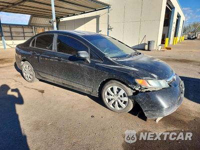 Czwarte zdjęcie samochodu z boku: 2008 HONDA CIVIC LX VIN:1HGFA16518L045475 - miniatura