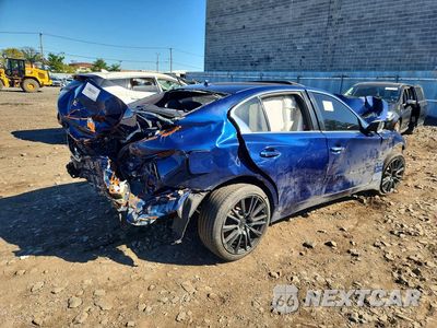 Trzecie zdjęcie samochodu z tyłu: 2018 INFINITI Q50 RED SPORT 400 VIN:JN1FV7AR9JM481056 - miniatura