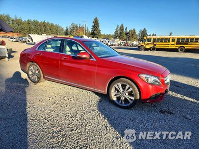 Czwarte zdjęcie samochodu z boku: 2018 MERCEDES-BENZ C 300 4MATIC VIN:55SWF4KB4JU271787 - miniatura