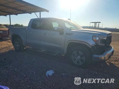 Czwarte zdjęcie samochodu z boku: 2021 GMC SIERRA K1500 SLE VIN:3GTU9BED9MG375255 - miniatura