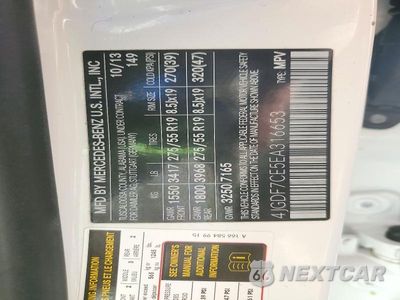 Zdjęcie 13 z 13 samochodu: 2014 MERCEDES-BENZ GL 450 4MATIC VIN:4JGDF7CE5EA316653 - miniatura