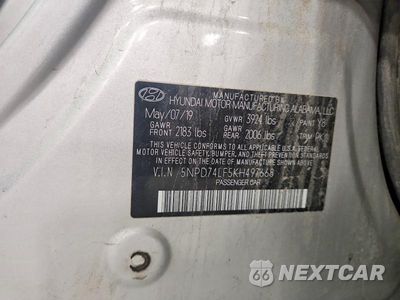 Zdjęcie 12 z 12 samochodu: 2019 HYUNDAI ELANTRA SE VIN:5NPD74LF5KH497668 - miniatura