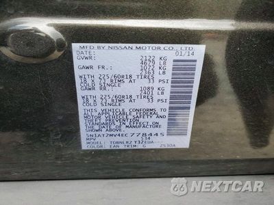 Zdjęcie 14 z 14 samochodu: 2014 NISSAN ROGUE SL VIN:5N1AT2MV4EC778445 - miniatura