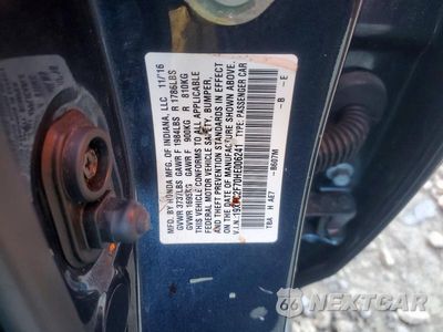 Zdjęcie 13 z 13 samochodu: 2017 HONDA CIVIC EX VIN:19XFC2F70HE006241 - miniatura