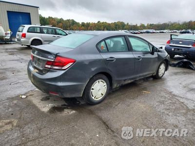 Trzecie zdjęcie samochodu z tyłu: 2013 HONDA CIVIC HF VIN:2HGFB2F65DH548980 - miniatura