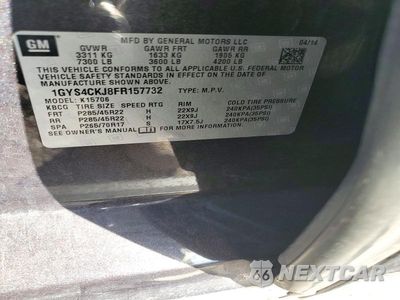 Zdjęcie 13 z 13 samochodu: 2015 CADILLAC ESCALADE PREMIUM VIN:1GYS4CKJ8FR157732 - miniatura