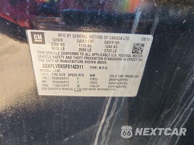 Zdjęcie 13 z 13 samochodu: 2015 GMC TERRAIN SLE VIN:2GKFLVEK5F6142311 - miniatura